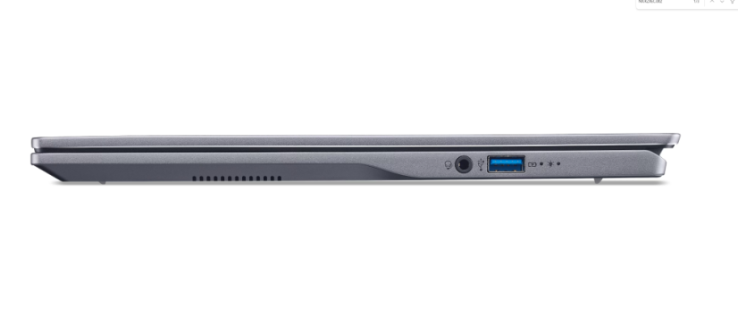Acer Swift 14 Al (SF14-11-X6CS) Snapdragon X Plus X1P-64100 / 16GB / 1TB SSD / 14,5" WQXGA / Win11 Home / šedá