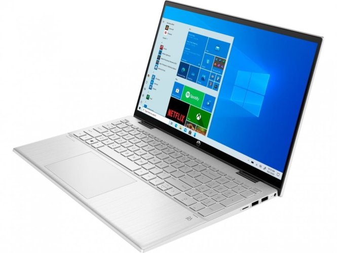 HP Pavilion x360 15-er1022nc / 15,6” IPS FHD AG touch / Core i5-1235U / 16GB / 512GB SSD / Iris Xe / ax / BT5.3 / 3y / WIN 11 Home / Natural