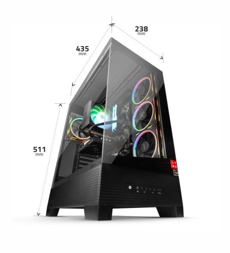 LYNX Challenger Ryzen 7 5800X 32GB 1TB SSD NVMe RTX 5070 12G W11 Home