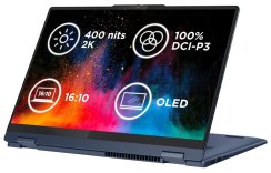 Lenovo IdeaPad 5 2-in-1 16AHP9 / R5-8645HS / 16" / 2048x1280 T / 16GB / 512GB SSD / AMD int / Windows 11 Pro / Blue / 2R