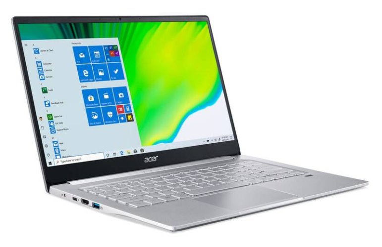 Acer Swift 3, Intel Core i3-1115G4, 8GB, 256GB SSD, 14” FHD IPS LED LCD,  W11 Home / stříbrná