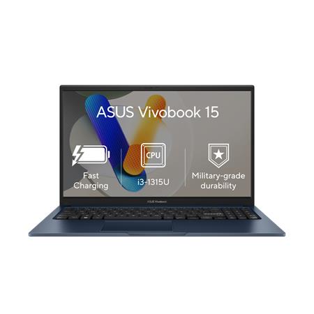 ASUS Vivobook x1504 - i3-1315U / 8GB / 512GB SSD / 15,6" / FHD / TN / 2y PUR / Win 11 Home / modrá