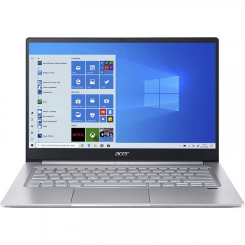 Acer Swift 3, Intel Core i3-1115G4, 8GB, 256GB SSD, 14” FHD IPS LED LCD,  W10 Home / stříbrná